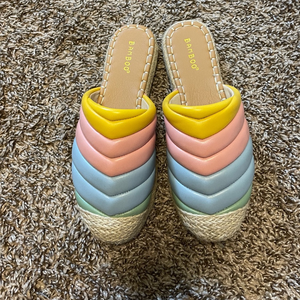 Bamboo rainbow slides